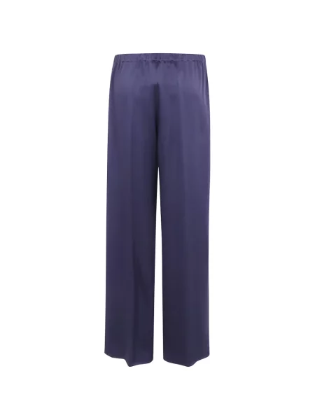 Pantaloni Antonelli din satin albastru