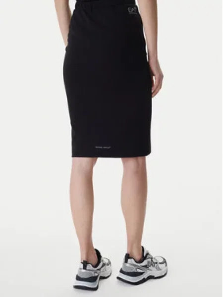 Emporio Armani Midi krilo črna