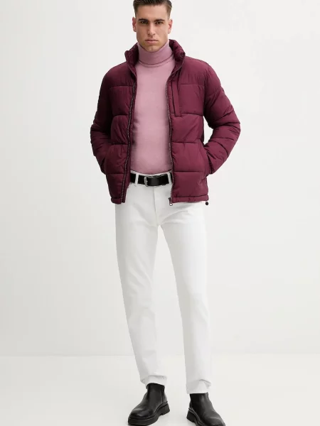 Демисезонная куртка United Colors Of Benetton бордовая