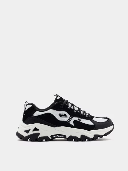 Кожаные кроссовки Skechers черные