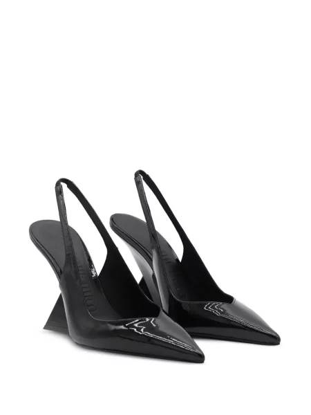 Pantofi cu toc The Attico din piele negru