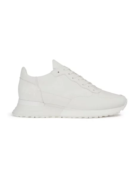 Sneakersy Mallet London skórzane białe