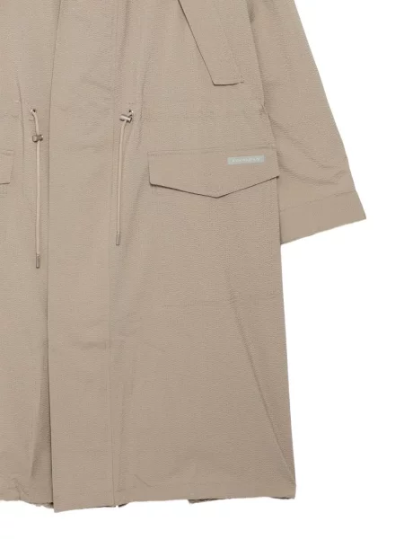 Parka Maison Kitsuné smeđa