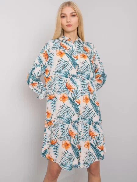 Rochie Rue Paris de costum bej
