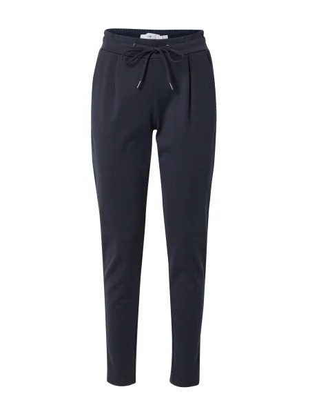 ICHI Pantaloni cutați Kate bleumarin albastru