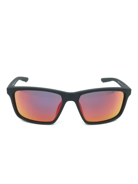 Ochelari de soare Nike cu cordon din jerseu cu imprimeu abstract gri