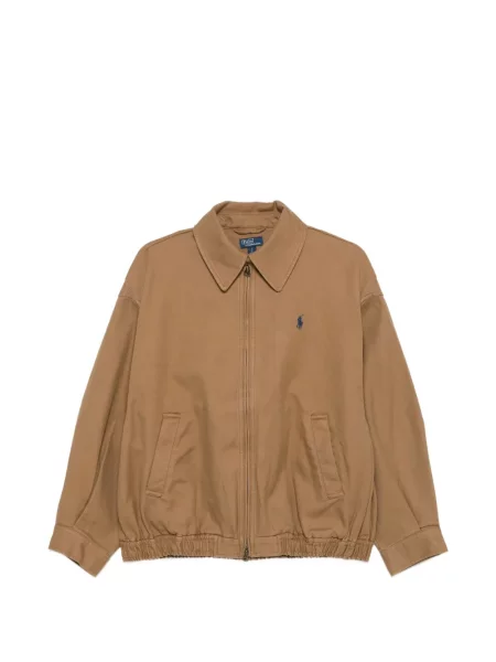 Șapcă Polo Ralph Lauren în carouri lungă maro