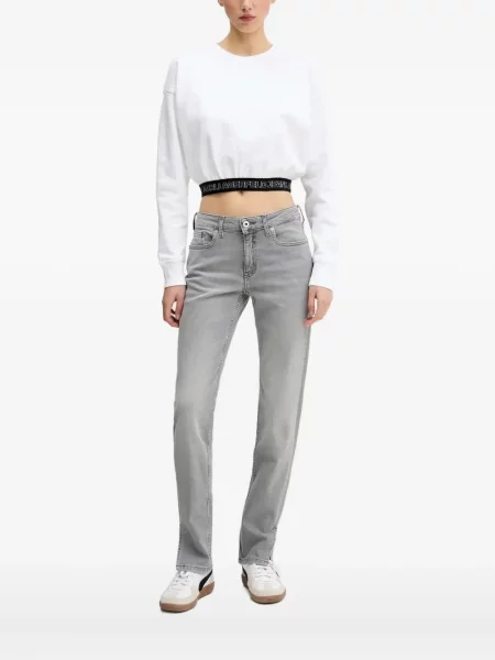 Hanorac Karl Lagerfeld Jeans alb