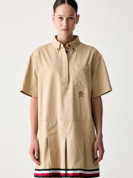 Tommy Jeans rochie din bej