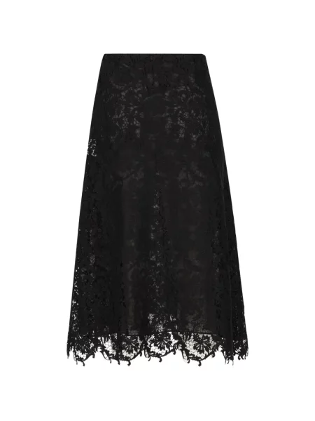 Fustă Fendi din dantelă negru