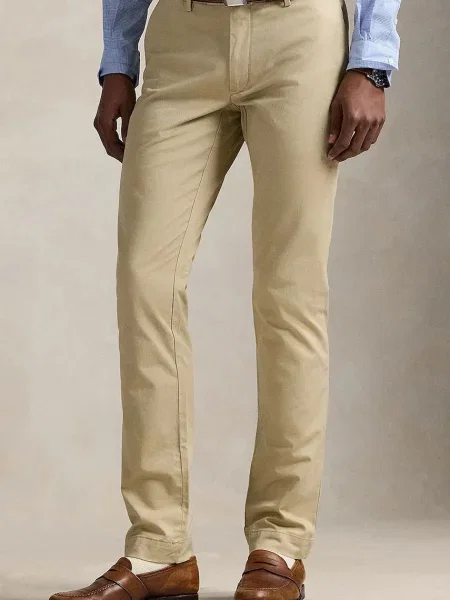 Polo Ralph Lauren pantaloni chinos pentru bărbați cu bej