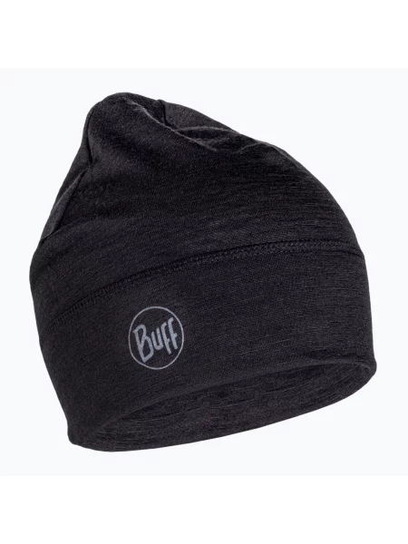 Textilní doplňky Buff Merino Lightweight Beanie černý