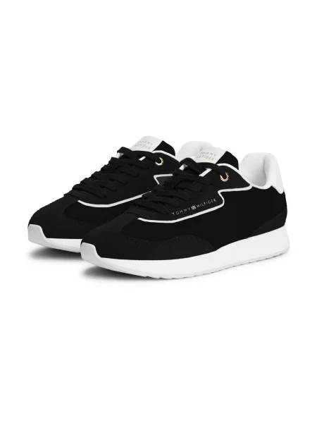 Sneakerși Tommy Hilfiger negru
