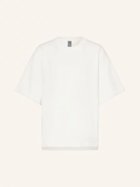 Sweaty Betty Koszulka Oversize Sand Wash Cloudweight weiss biała