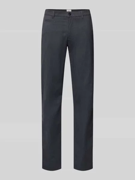 Spodnie Slim Fit z kantami model Fabio' Brax granatowe