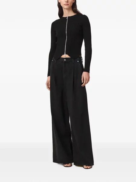 Cardigan Allsaints tricotate negru