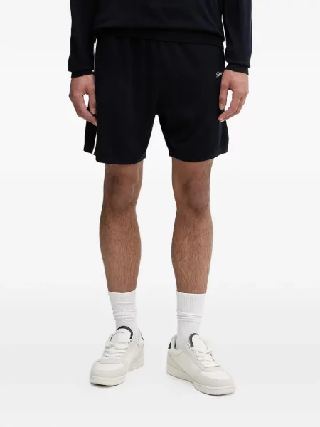 Pantaloni scurți From Future cu dungi albastru