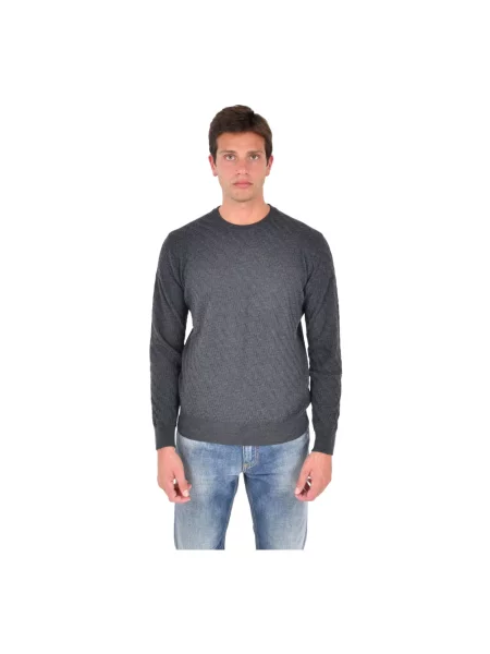 Sweter Low Brand wełniany szary
