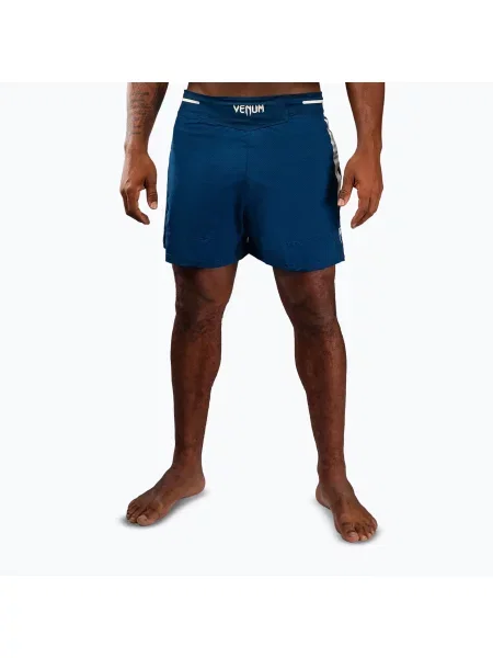 Шорти для тренувань Venum Roger Gracie Academy Fightshorts blue сині