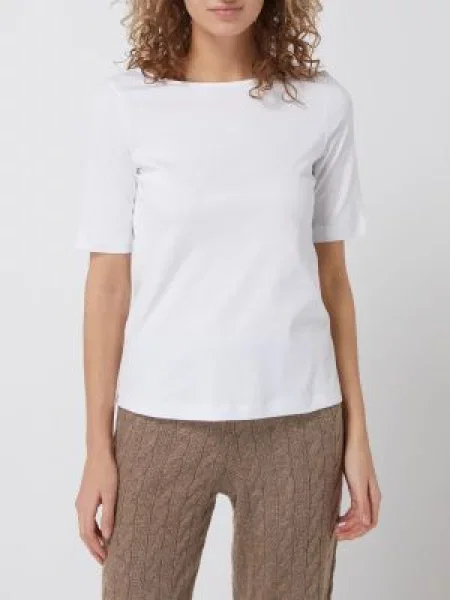 T-shirt z rękawem Christian Berg Woman biała