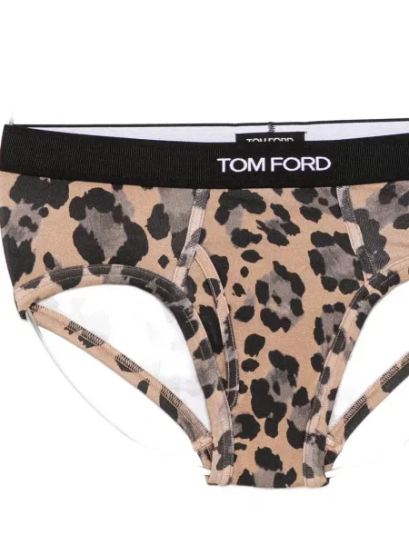 Chiloți Tom Ford cu imagine cu model leopard
