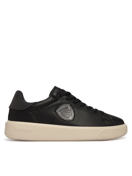 Blauer Sneakers negru