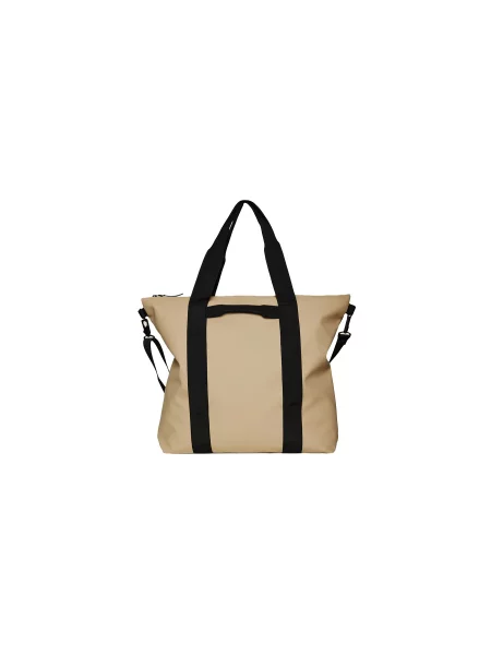Rains Tote Bag Sand Unisex Plecaki i torby Rains Jasnobrązowy Size: One size beżowa