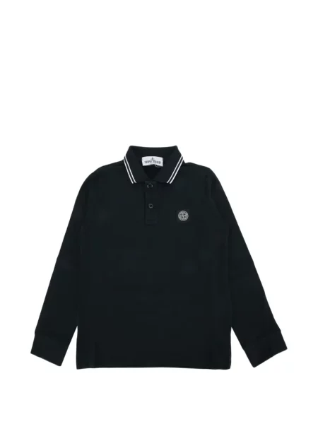 Koszulka polo dziecięca Stone Island niebieska