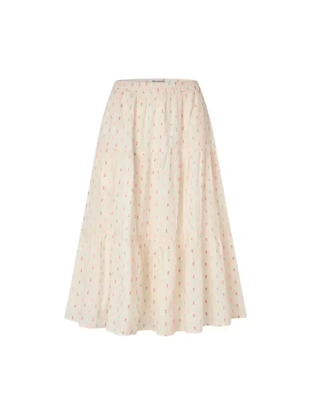 Spódnica midi Lollys Laundry beżowa