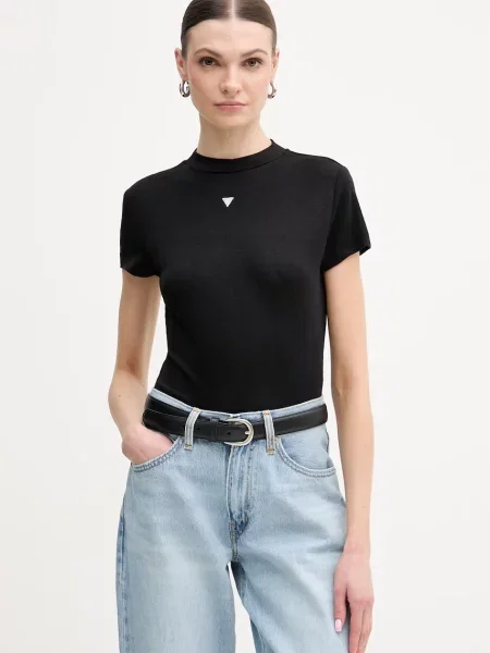 Футболка з домішкою шовку Guess TINA