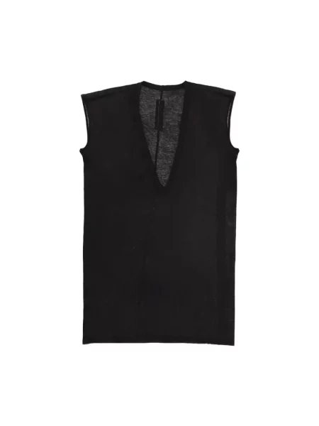 Тениска Rick Owens Drkshdw с V-образно деколте черно