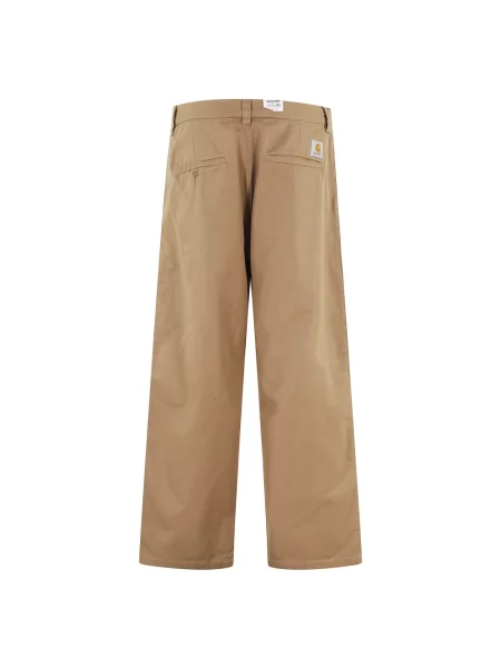 Spodnie Carhartt Wip brązowe