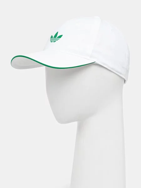 Шапка с козирка adidas Originals BB Cap Clima OG с апликация бяло