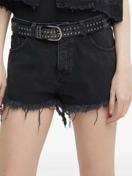 Szorty jeansowe Aniye By czarne