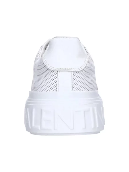 Lniane sneakersy Valentino By Mario Valentino białe