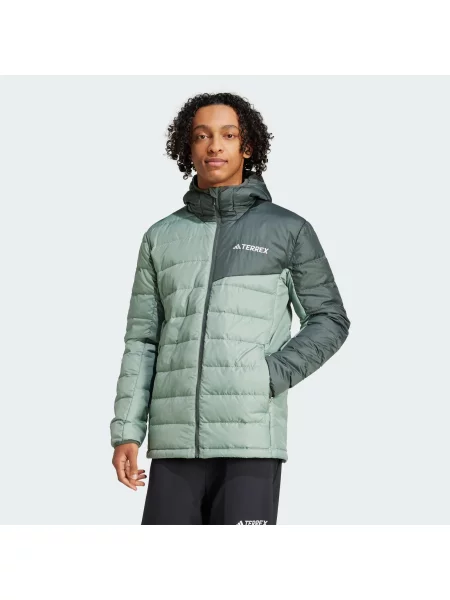 Kurtka Terrex Multi Light Down Hooded zielona
