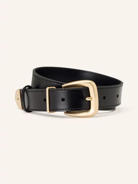 Calvin Klein Kožené Opasky / zlatá černá