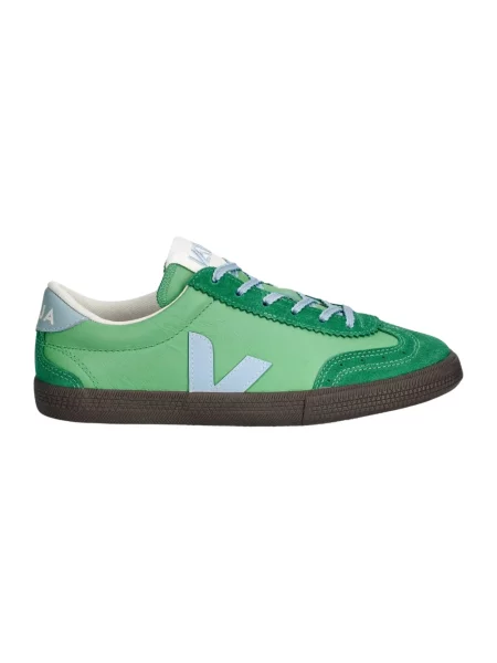 Veja Volley O.T. Leather Leaf Steel Kobiety Buty sportowe Veja Size: 4 zielony