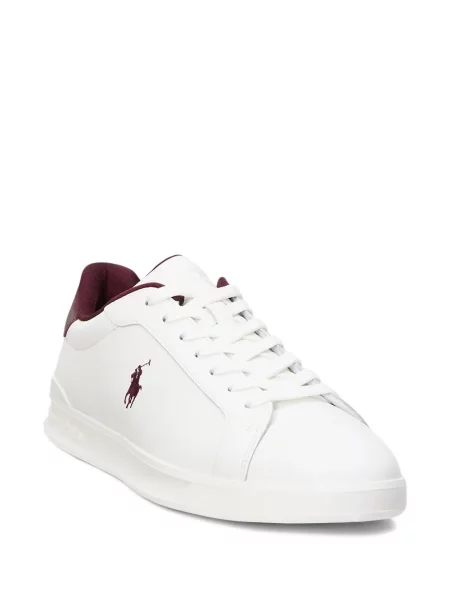 Slip de baie Polo Ralph Lauren alergare cu cordon cu imagine alb