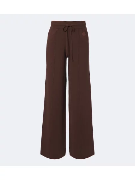 Pantaloni Moncler de lână maro