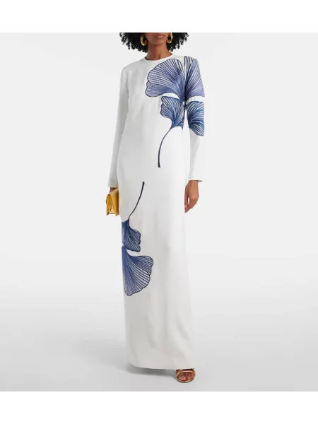 Rochie Costarellos cu broderie alb