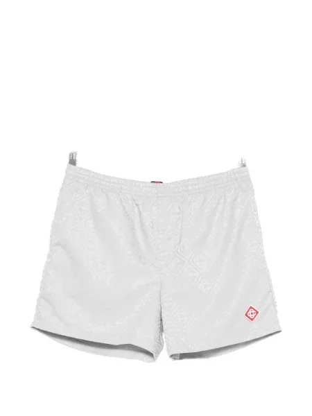 Slip de baie Casablanca din jacard cu autograf gri