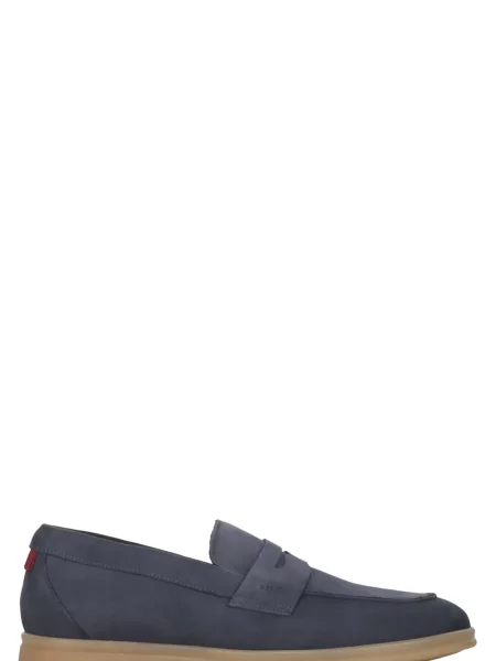 Pantofi loafer Bally din piele albastru