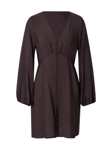 Lindex Rochie tip bluză Caroline închis maro