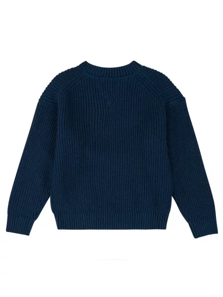 Pulover copii Tommy Hilfiger albastru