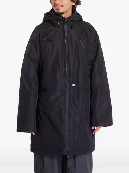 Palton Urban Classics cu glugă negru