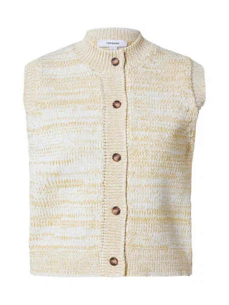TOPSHOP Mellény DORY olíva fehér