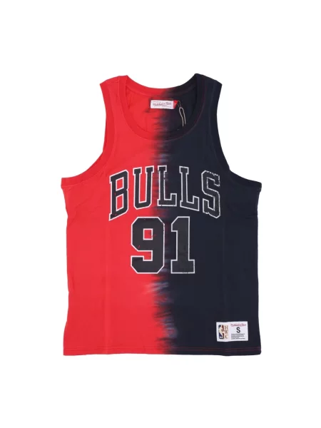 Tie dye krawat Mitchell & Ness wiązany