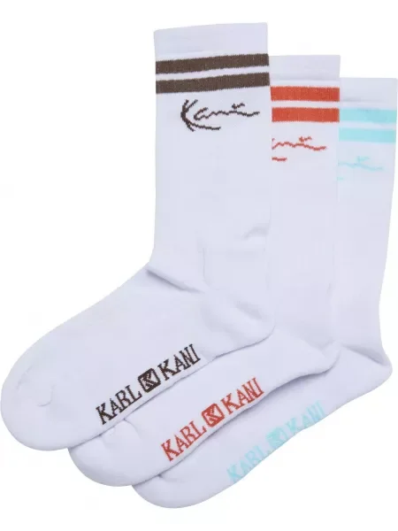Karl Kani Șosete mai multe culori alb