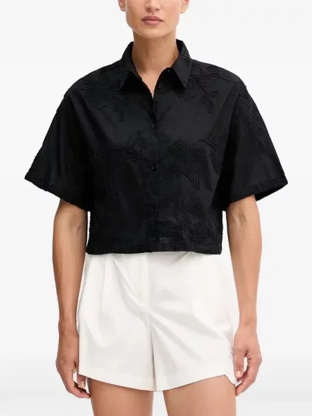 Decupat cămașă Benetton negru
